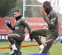 Kondogbia, Torreira y Herrera, en la recámara de Simeone