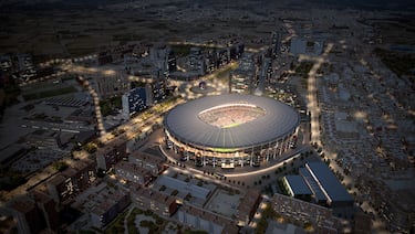 Uno de los grandes valores del nuevo estadio será la cubierta translucida.