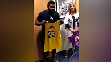 La fiebre de LeBron James llegó a las filas de Los Angeles Dodgers