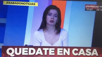 Twitter es una trampa: Periodista argentina y su error en directo