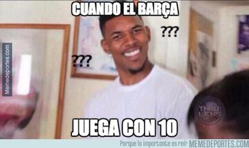 Málaga 2-0 Barcelona: los memes de la expulsión de Neymar