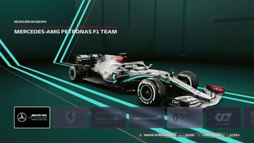 A fecha de lanzamiento, Mercedes no cuenta con sus nuevos colores.