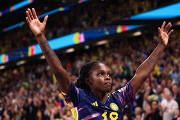 Colombia's Linda Caicedo scored a fine goal in Las Cafeteras' win over Germany.