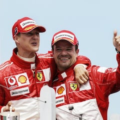 Barrichello, sobre Schumacher: “Él nunca me apoyó, nunca me ofreció ayuda”