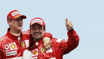 Michael Schumacher y Rubens Barrichello