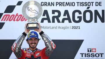 La primera de Bagnaia.