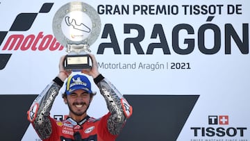 La primera de Bagnaia.