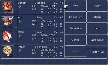 Captura de pantalla - Final Fantasy III (PC)