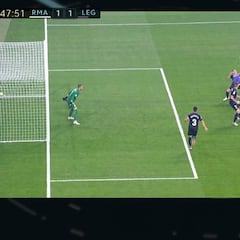 Este fue el gol de Benzema que fue validado por el VAR
