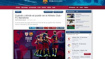 El Barça volvió a anunciar el partido en "hora catalana"