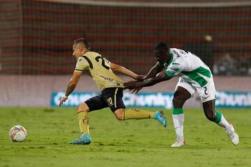 Gran partido en el Atanasio Girardot entre Atlético Nacional y Águilas Doradas. Dorlan Pabón abrió el marcador.