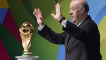Vicente del Bosque, durante el sorteo del Mundial.