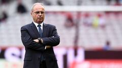 Luis Campos, director deportivo del PSG, antes de un partido.