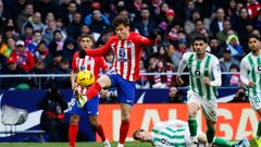 Riquelme, en el Atlético-Betis