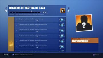 Fortnite Battle Royale: Temporada 6 - Desafíos de Partida de Caza