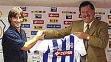 ILUSIONADO. Caco Morán se mostró contento con su nuevo equipo.