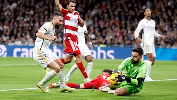 02/12/23 PARTIDO PRIMERA DIVISION
REAL MADRID - GRANADA
OCASION DANI CARVAJAL
PARADA ANDRE FERREIRA