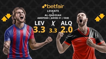 Levante UD vs. Al-Qadsiah FC: horario, dónde ver, estadísticas y pronósticos