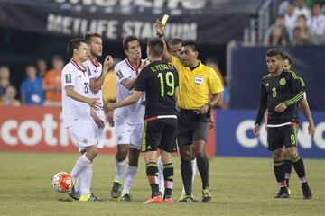 México y Costa Rica en los cuartos de final de la Copa Oro 2015 disputado en la cancha del Metlife Stadium de Nueva Jersey.