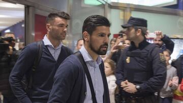 Nolito llegó ayer a Vigo.