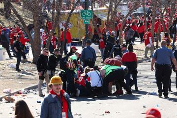 Las fuerzas del orden informaron de un tiroteo en las calles de la ciudad, en Union State, durante el festejo de los Chiefs.