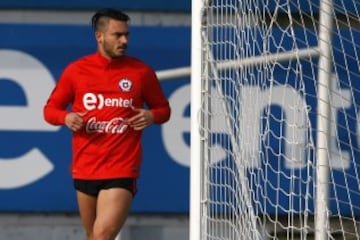 Arturo Salah visitó a la Roja en Pinto Durán