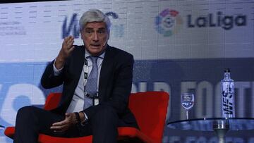 Clemente Villaverde, en el World Football Summit.