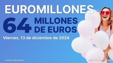 Euromillones: comprobar los resultados del sorteo de hoy, viernes 13 de diciembre