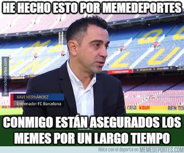 Xavi, el Barça... Los memes más divertidos de la jornada