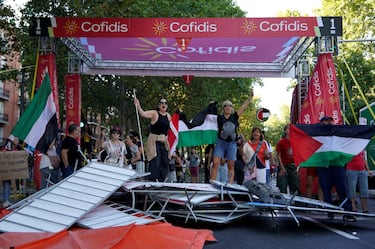 Las protestas pro-Palestina en las calles de Madrid.