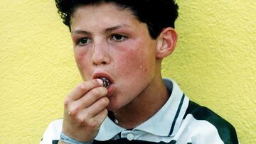 File picture dated 9 May 1998 the portuguese soccer player from Manchester United¿s Cristiano Ronaldo. EPA/LUSA