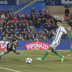 1x1 del Betis: Adán sostiene y Sergio León pone la eficacia