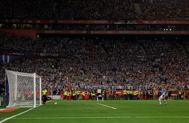 Los goles y la tanda de penaltis en imágenes