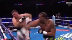 Desde Tyson no se veía algo así en el peso pesado: como si te atropella un camión...