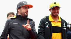 Fernando Alonso y Carlos Sainz.