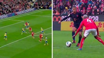 ¡Mamma mia Thiago! Rememora con el Liverpool el gol de su vida con el Bayern en 2020