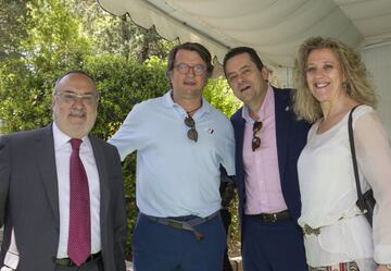 Alfredo Relaño (director de Diario As) con Santiago De la Rocha, Tomás Roncero y Margarita Rodríguez.