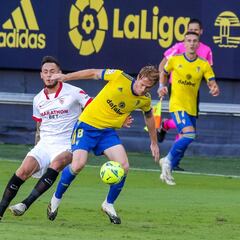 Resumen y goles del Cádiz-Sevilla de LaLiga Santander