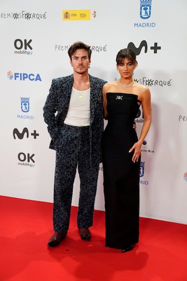 El cantante Andrés Ceballos y la actriz Begoña Vargas.