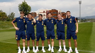 Juan Miranda, Antonio Blanco, Víctor Gómez, Hugo Guillamón, Sergio Gómez y Abel Ruiz