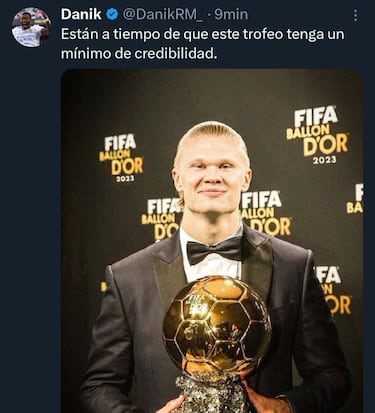 Los mejores memes del Balón de Oro 2023