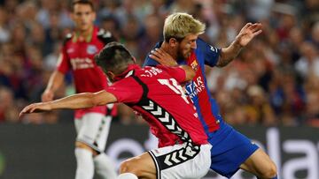 Daniel Torres y Lionel Messi