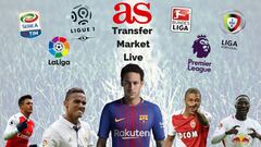 Transfer market live online: Sunday 23 July 2017