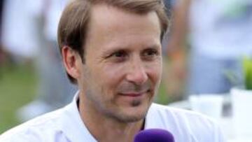 Gaizka Mendieta durante la entrevista con AS en el Watch Party de beIN SPORTS.