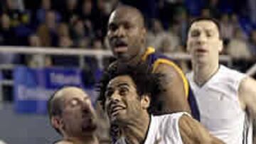 <B>CONTUNDENCIA.</B> Jaumin frenó a su sustituto en el Madrid, Attruia.