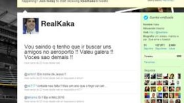 Twitter de Kaká