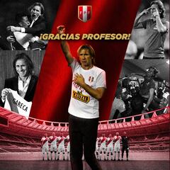 La FPF se despide de Gareca