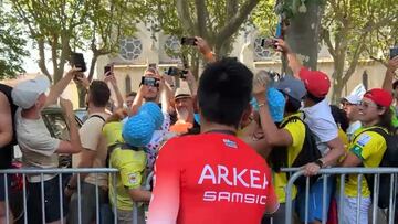 Emoción y alegría, lo que despierta Nairo en el Tour de Francia