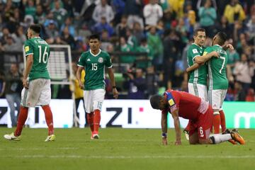 El festejo de México tras conseguir el pase al Mundial