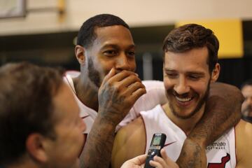 Wayne Ellington y Goran Dragic